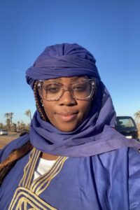 Aaleyah Wilson Camel riding in Morocco